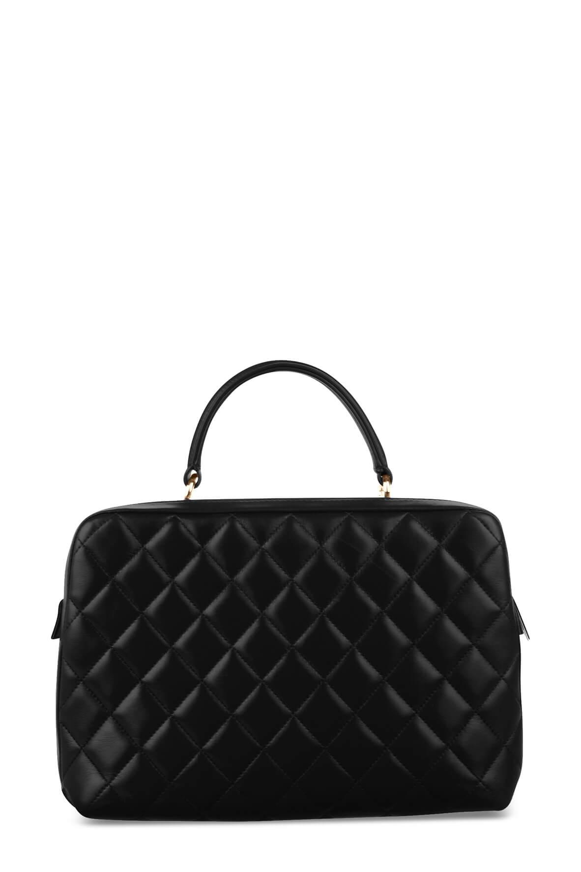 Large Trendy CC Bowling Bag Black