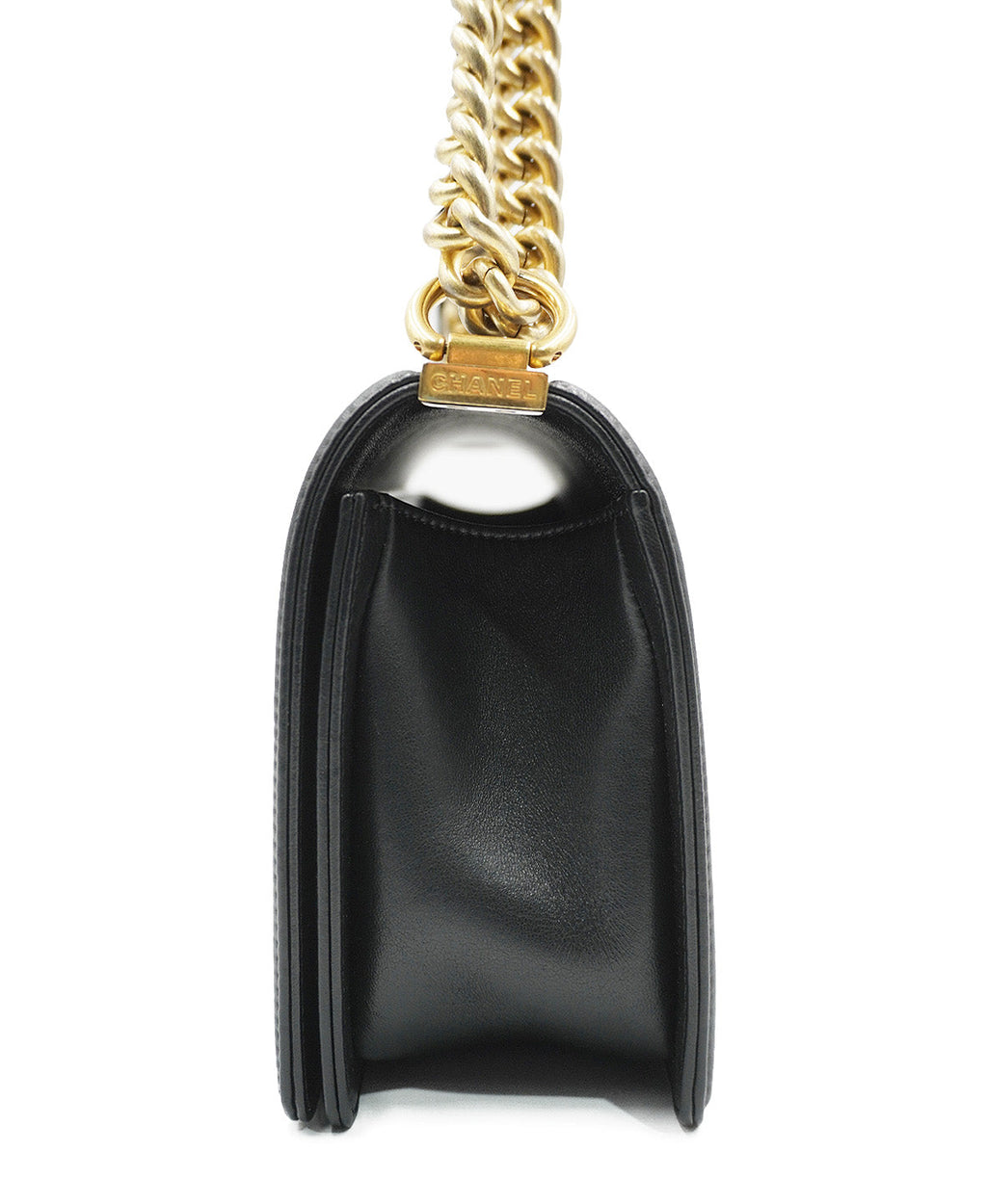 Medium Quilted Boy Black