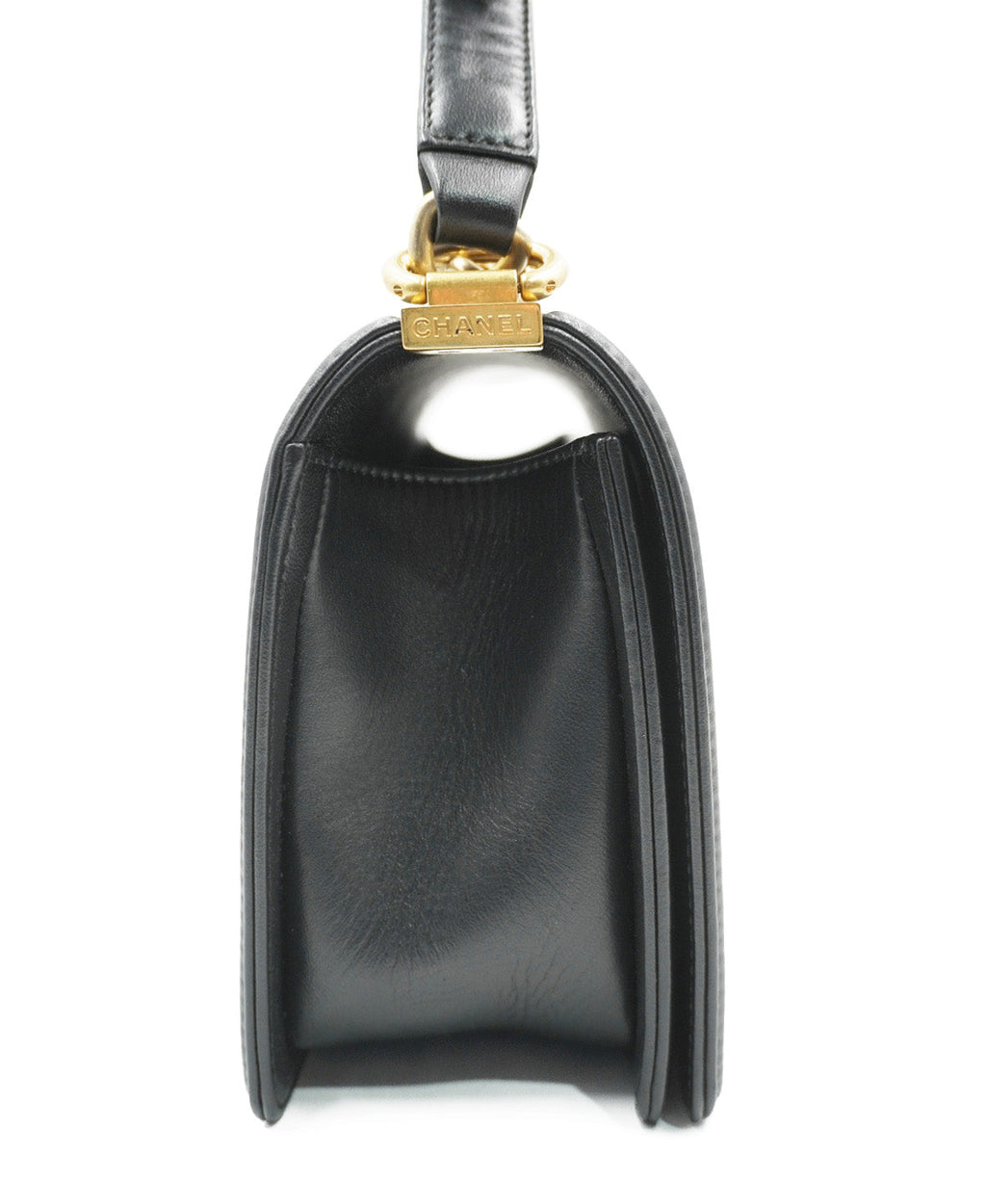 Medium Quilted Boy Black