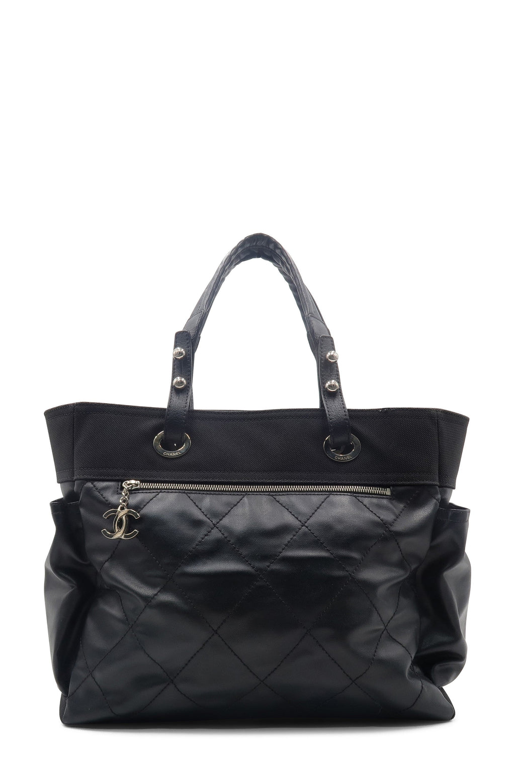 Paris Biarritz Shopping Tote Black