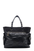 Paris Biarritz Shopping Tote Black