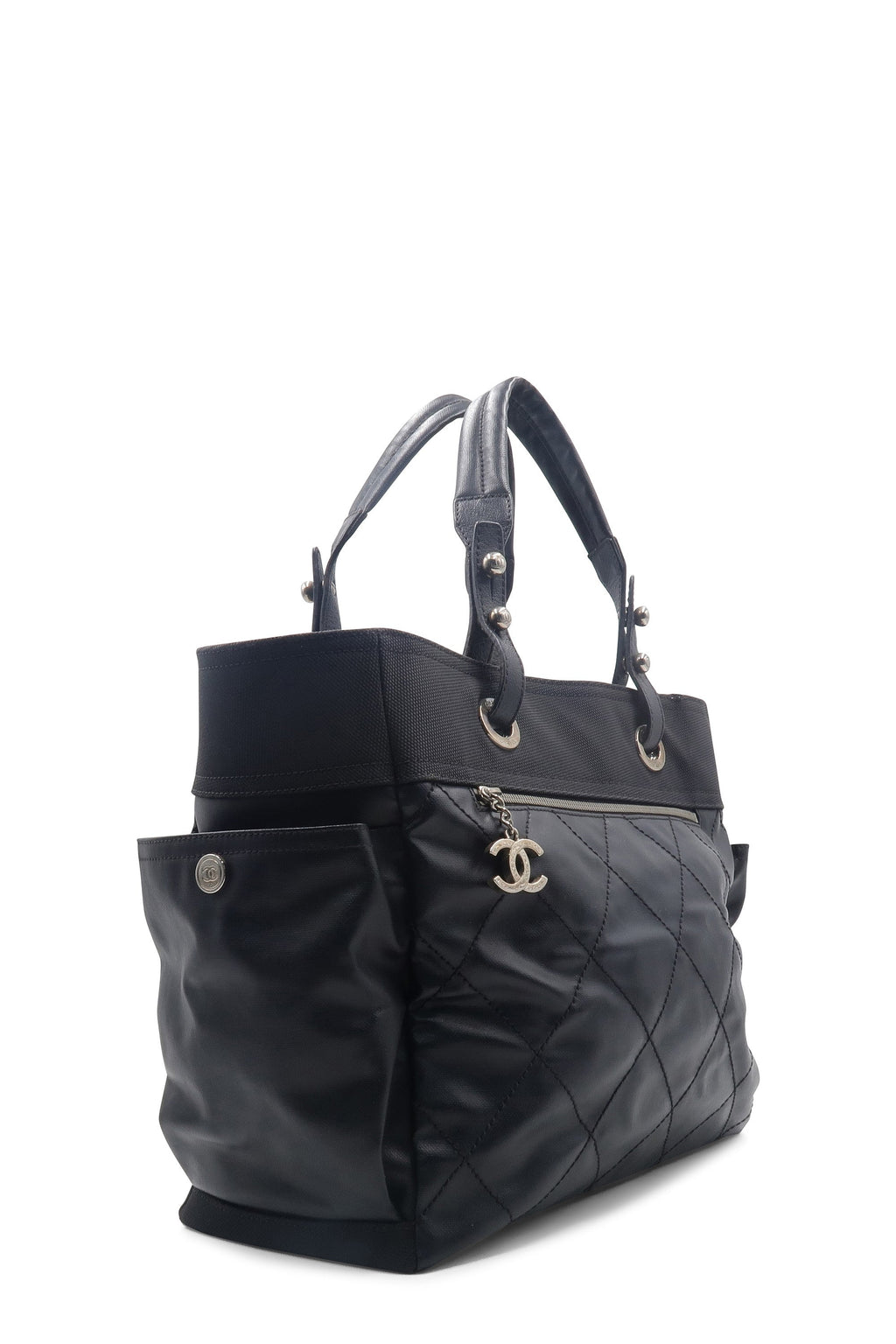 Paris Biarritz Shopping Tote Black