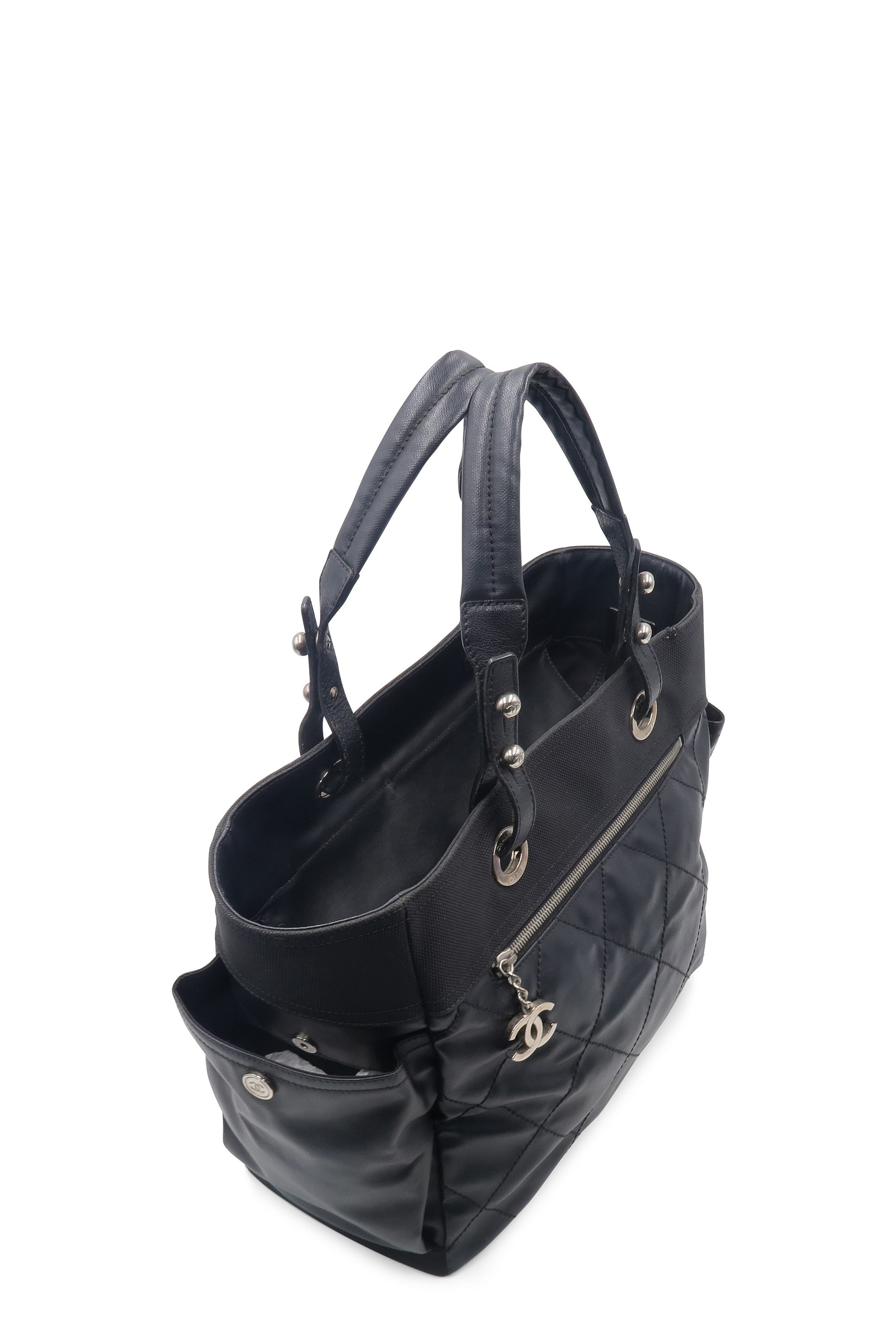 Paris Biarritz Shopping Tote Black