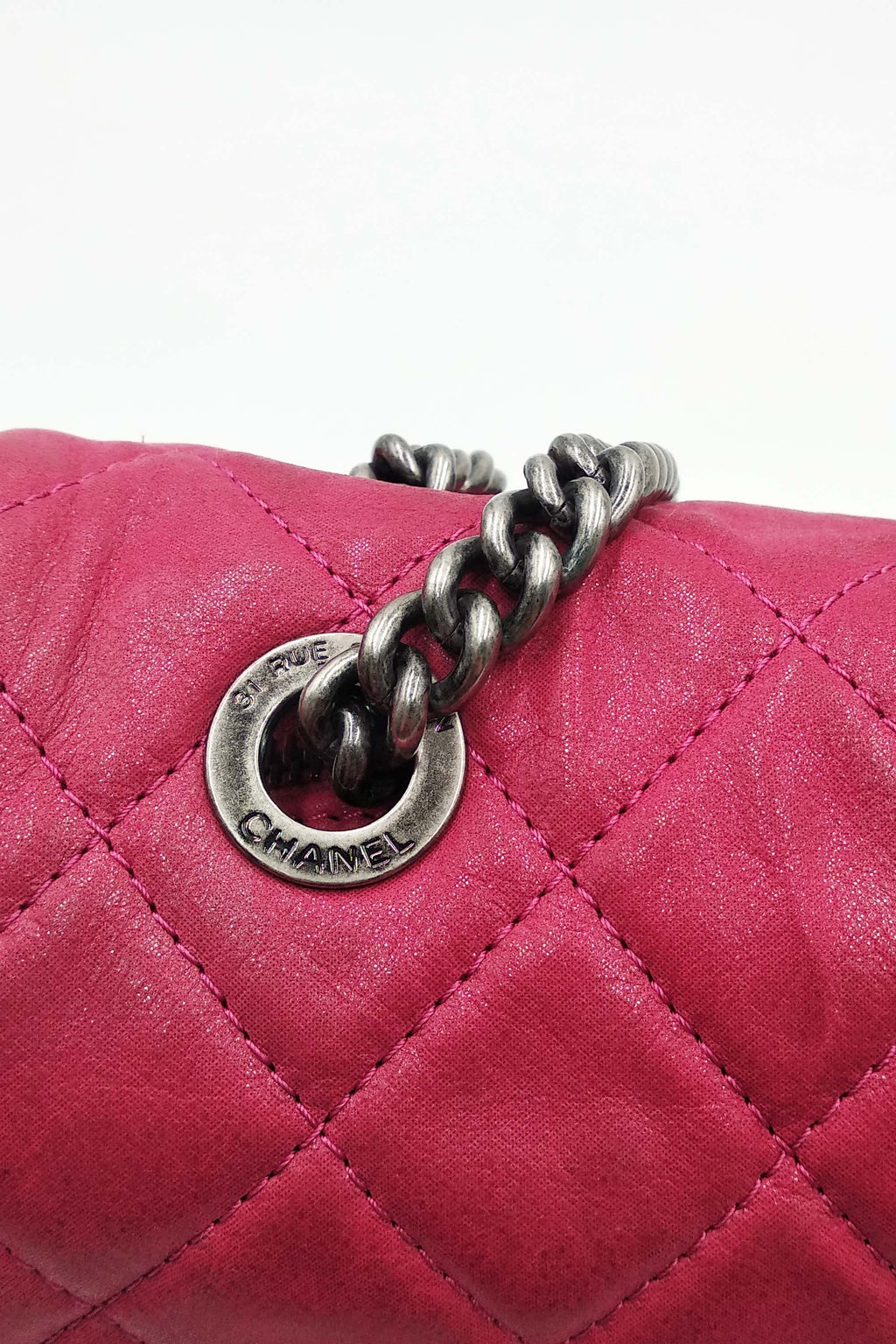Paris-Bombay Large Shiva Flap Bag Pink