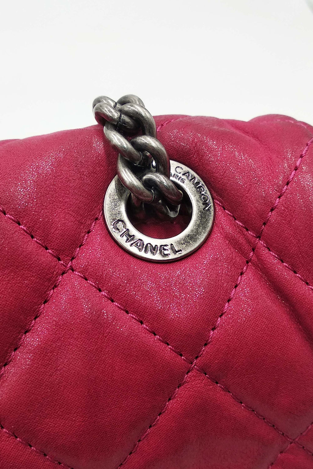 Paris-Bombay Large Shiva Flap Bag Pink