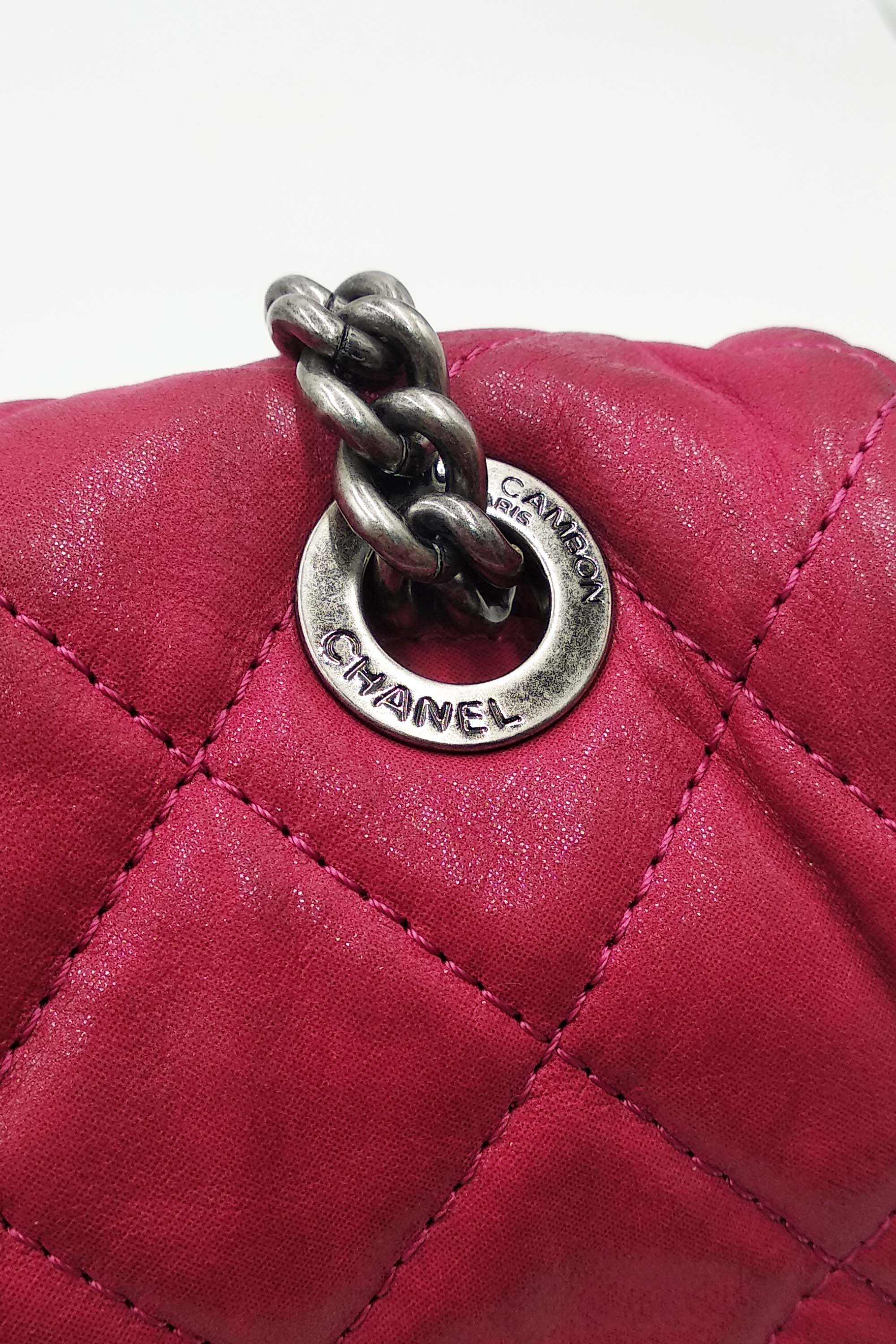Paris-Bombay Large Shiva Flap Bag Pink