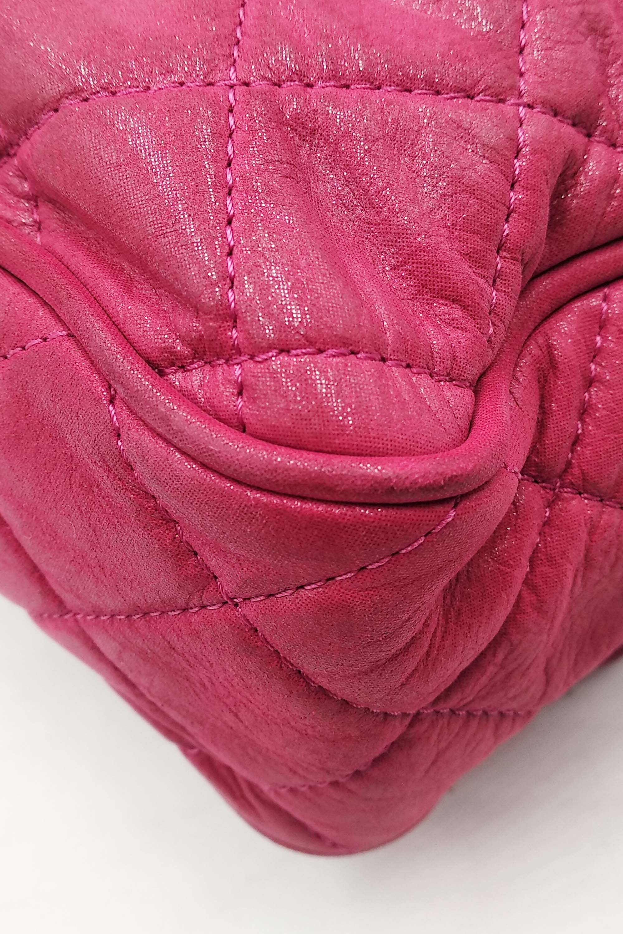 Paris-Bombay Large Shiva Flap Bag Pink