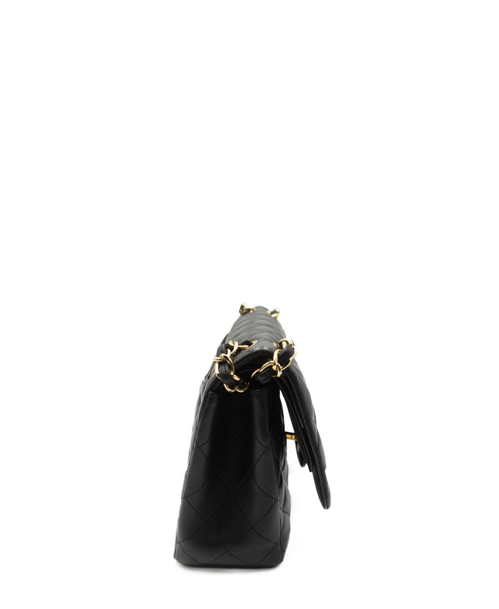 Quilted Jumbo Classic Double Flap Bag GHW Black
