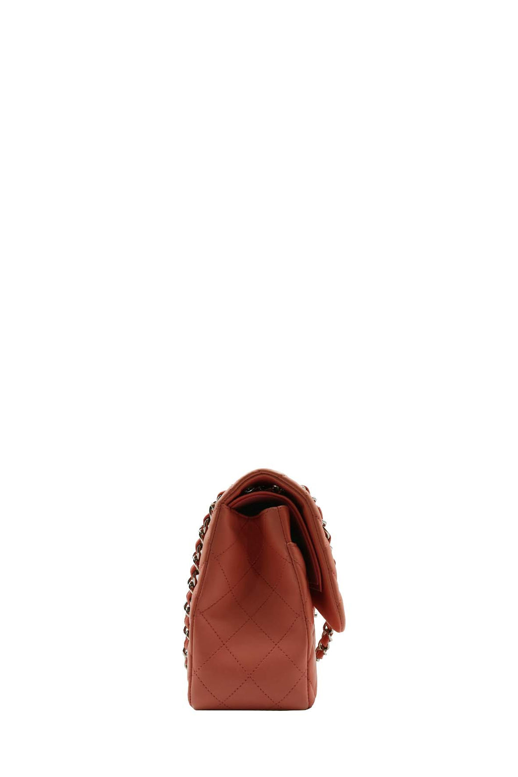 Quilted Jumbo Classic Double Flap Bag Pink