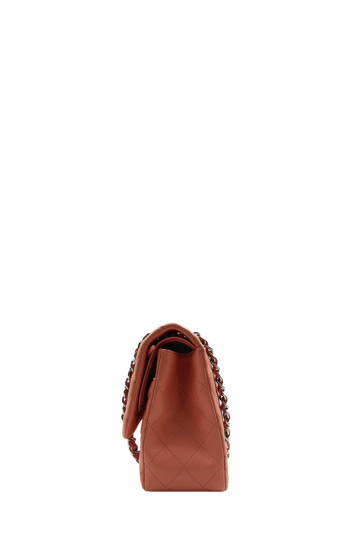 Quilted Jumbo Classic Double Flap Bag Pink