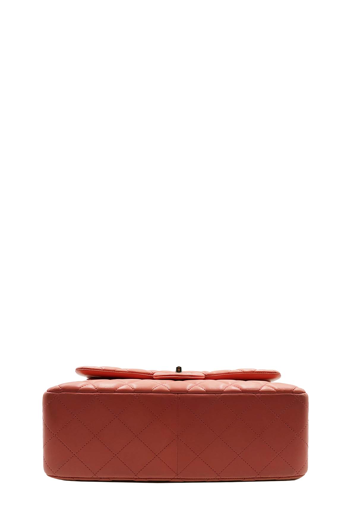 Quilted Jumbo Classic Double Flap Bag Pink