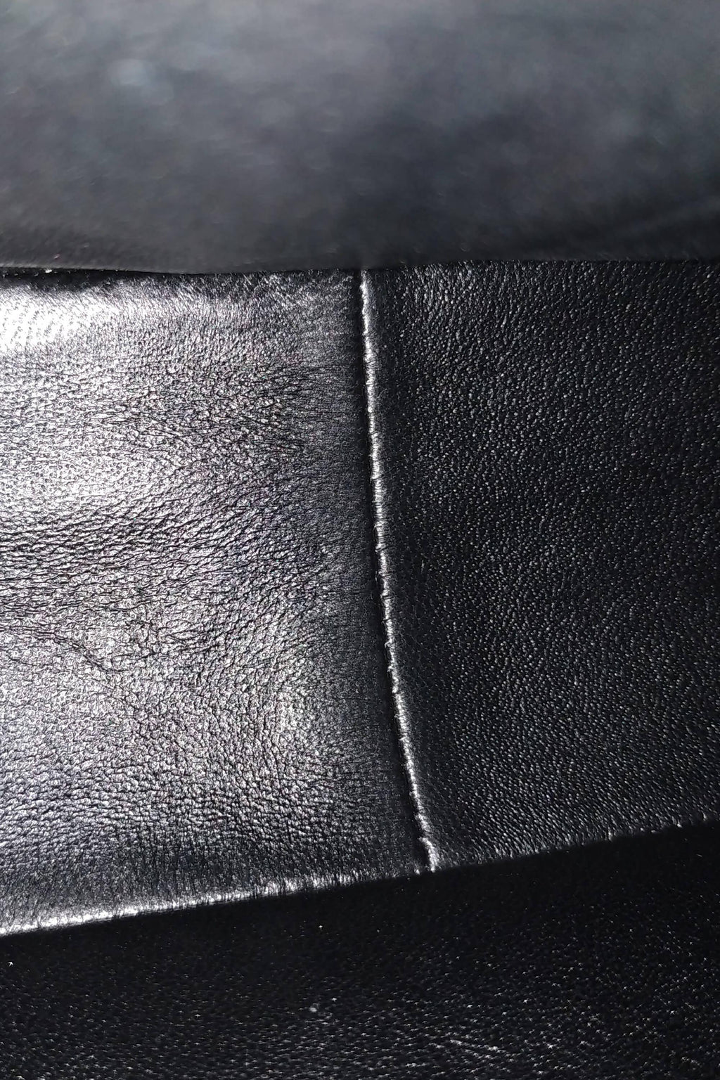 Quilted Patent Jumbo Classic Flap Bag with Silver Hardware Black