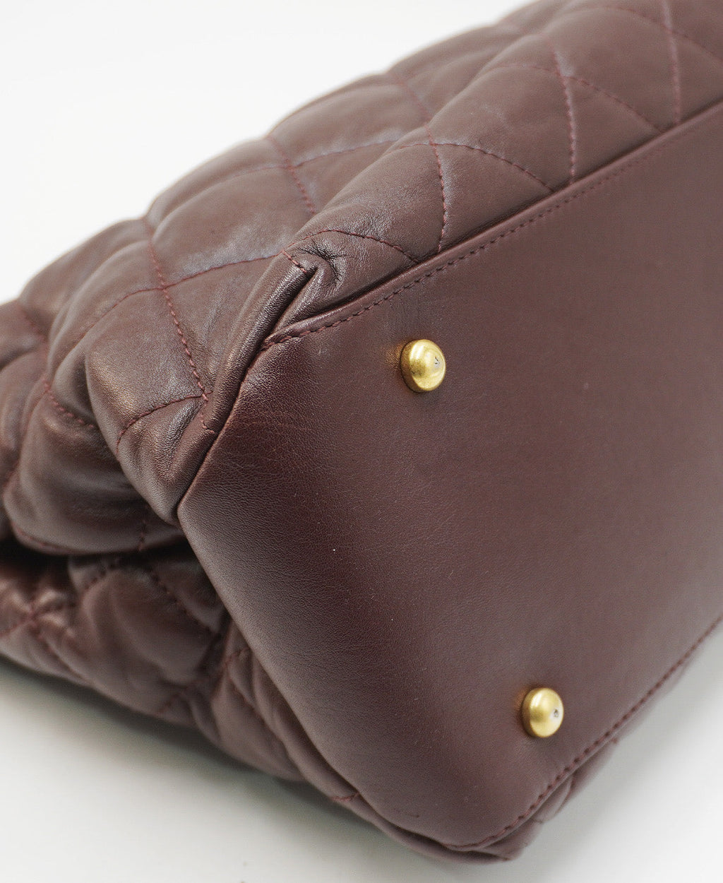 Quilted Soft Elegance Tote Red
