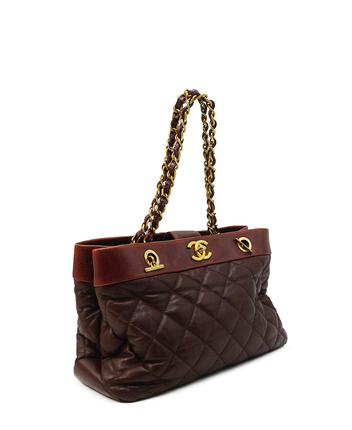 Quilted Soft Elegance Tote Red