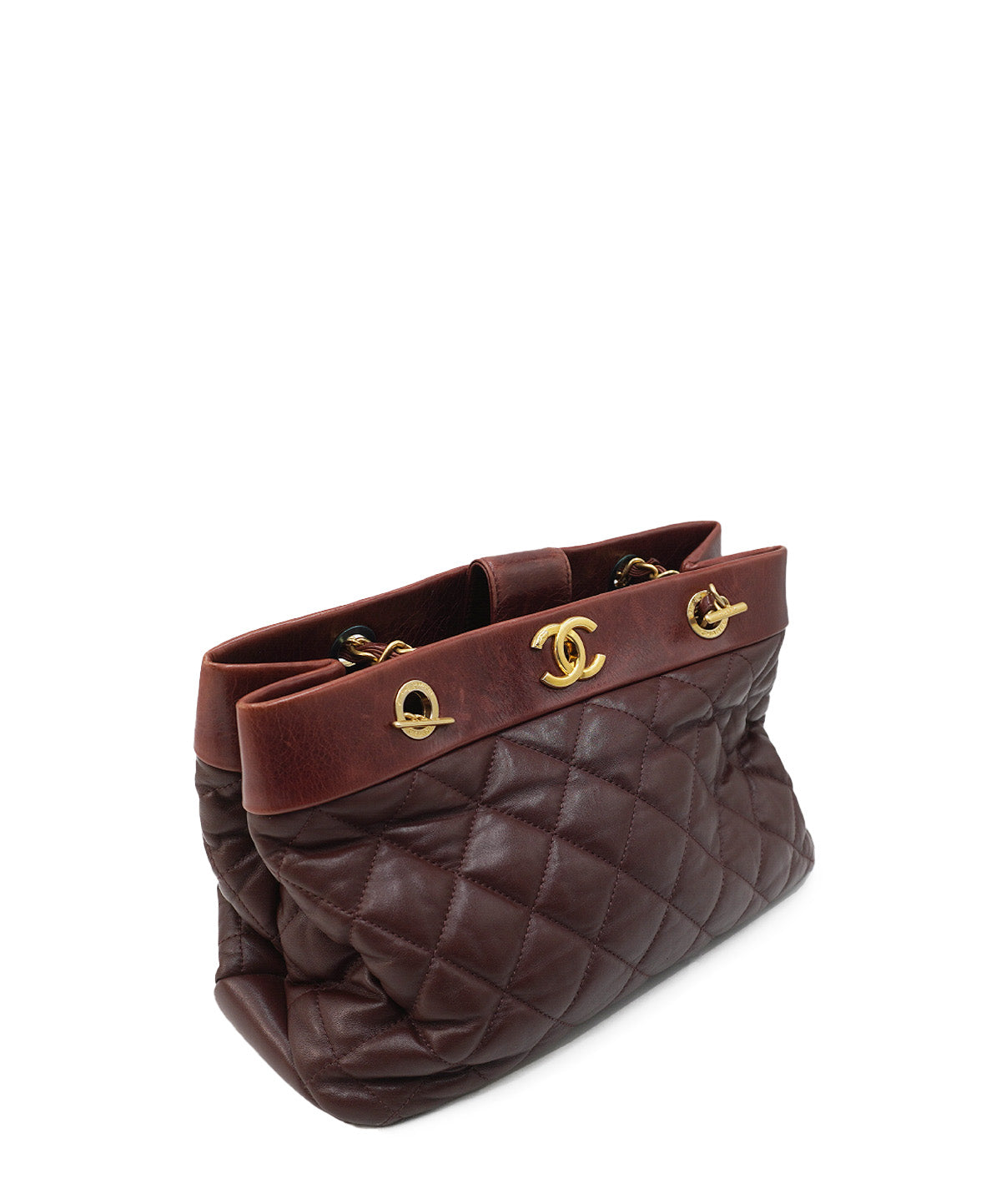 Quilted Soft Elegance Tote Red