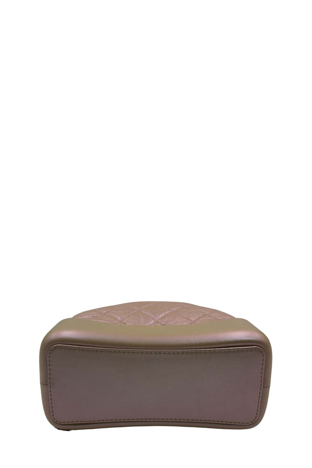 Small Gabrielle Iridescent Lambskin Calfskin Quilted Backpack Light Pink