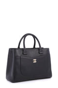 Small Neo Executive Shopping Tote Black