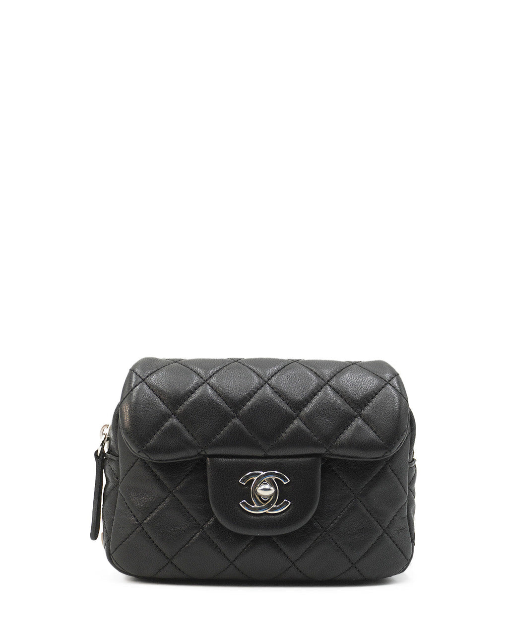 Ultimate Stitch Mini Flap Bag Black