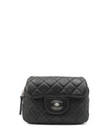 Ultimate Stitch Mini Flap Bag Black