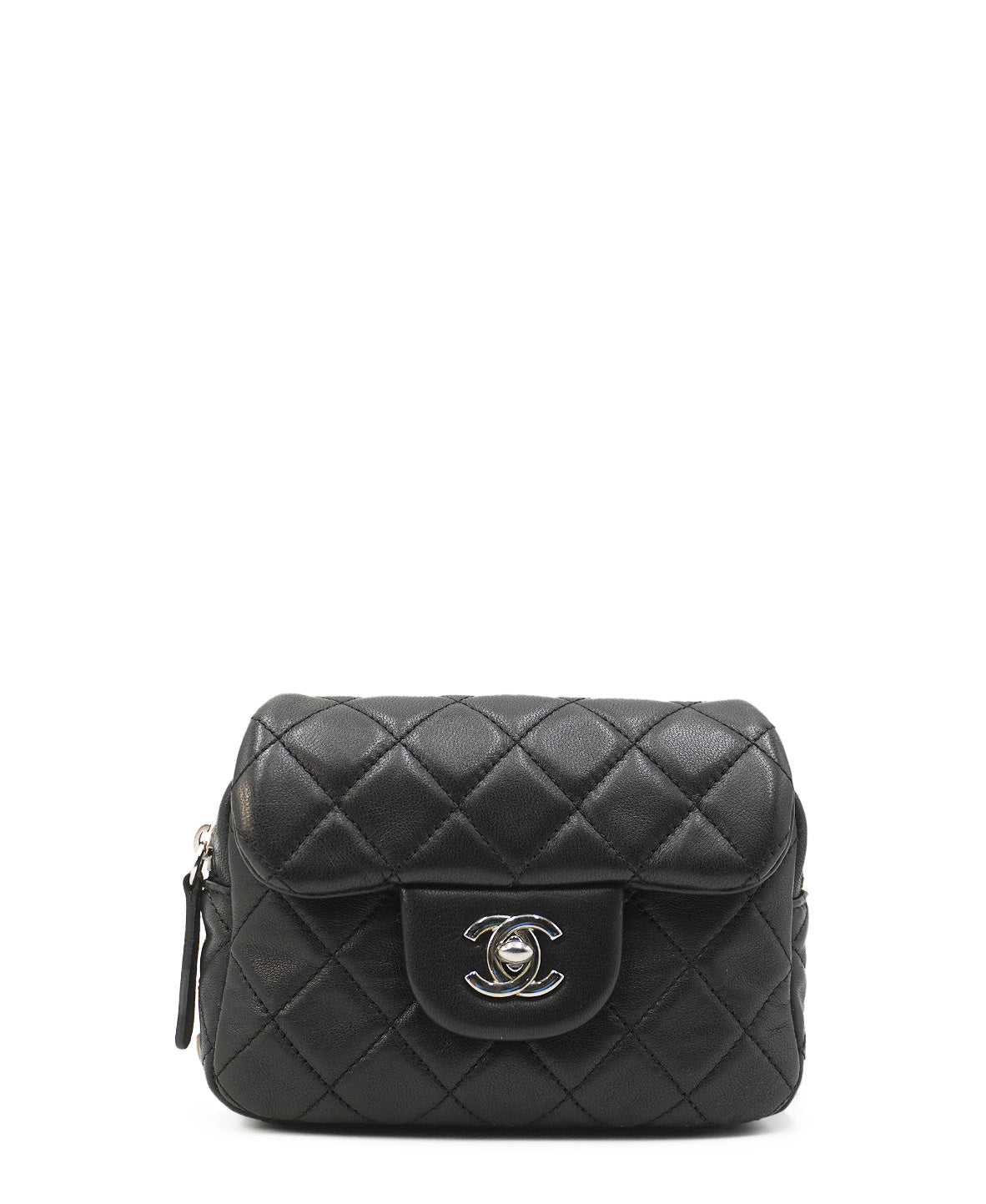 Ultimate Stitch Mini Flap Bag Black