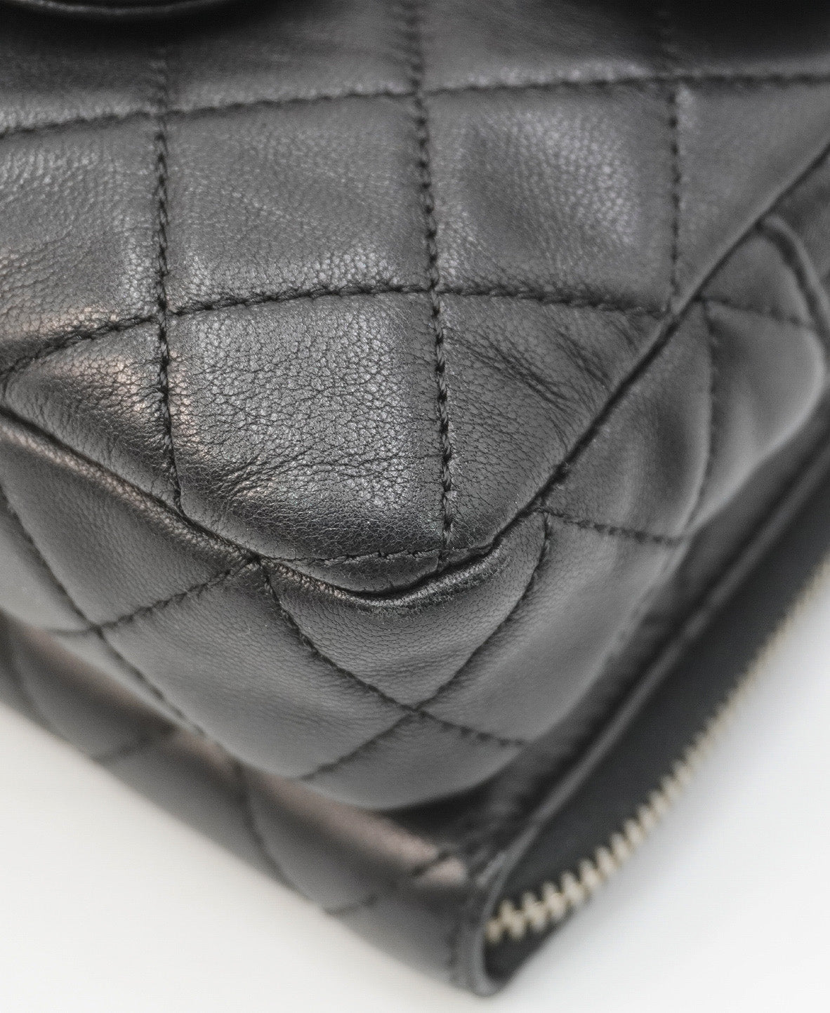 Ultimate Stitch Mini Flap Bag Black