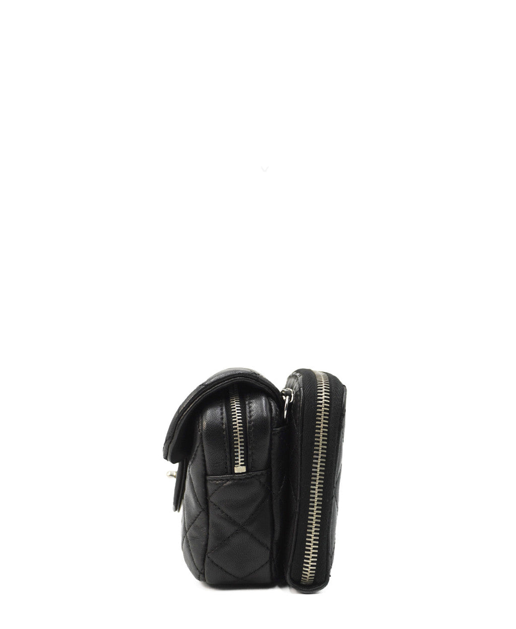 Ultimate Stitch Mini Flap Bag Black