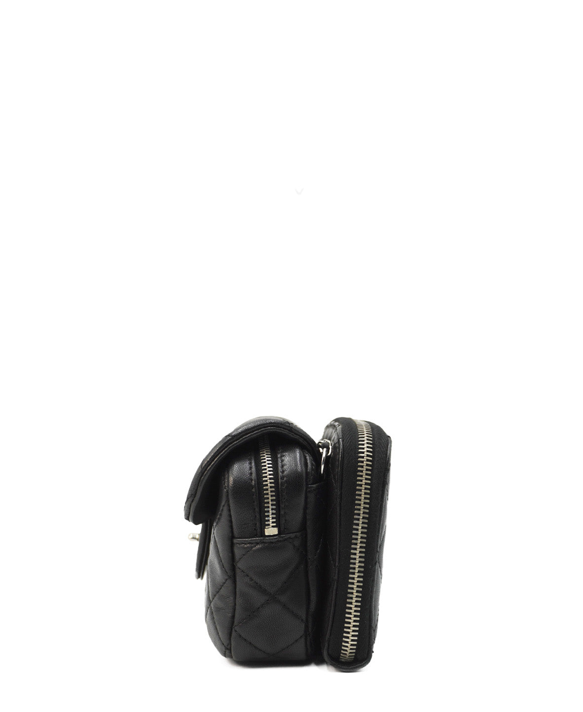 Ultimate Stitch Mini Flap Bag Black