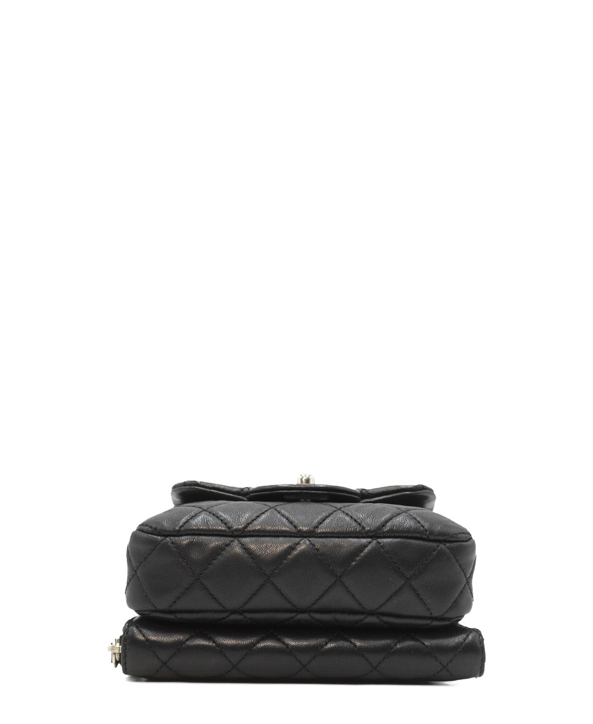 Ultimate Stitch Mini Flap Bag Black