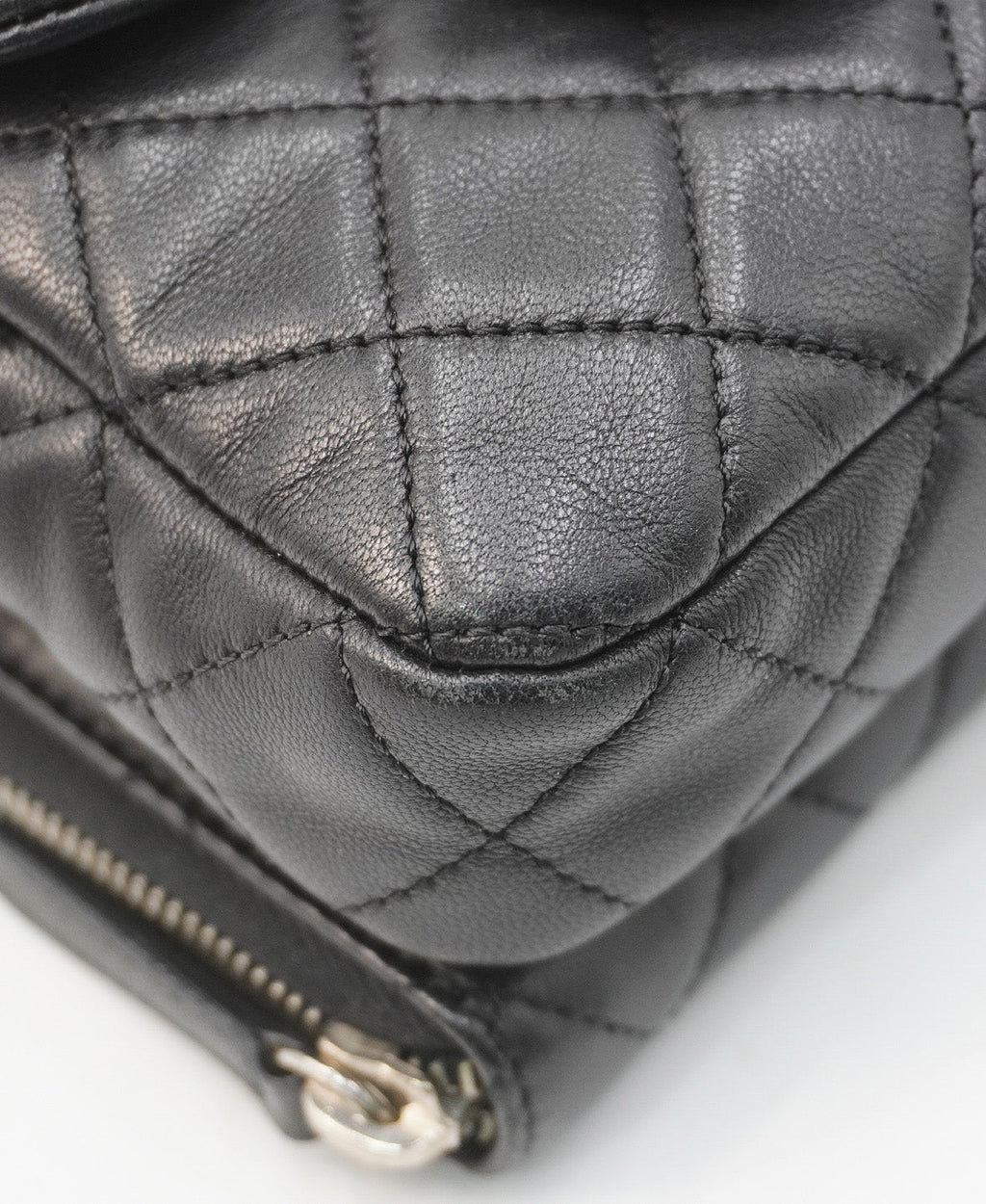 Ultimate Stitch Mini Flap Bag Black