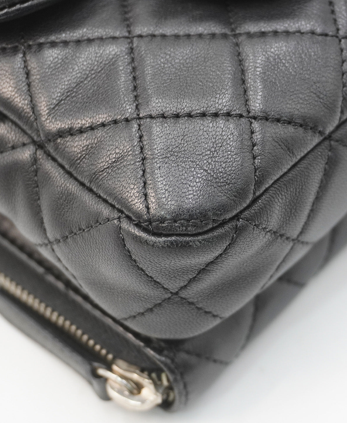 Ultimate Stitch Mini Flap Bag Black
