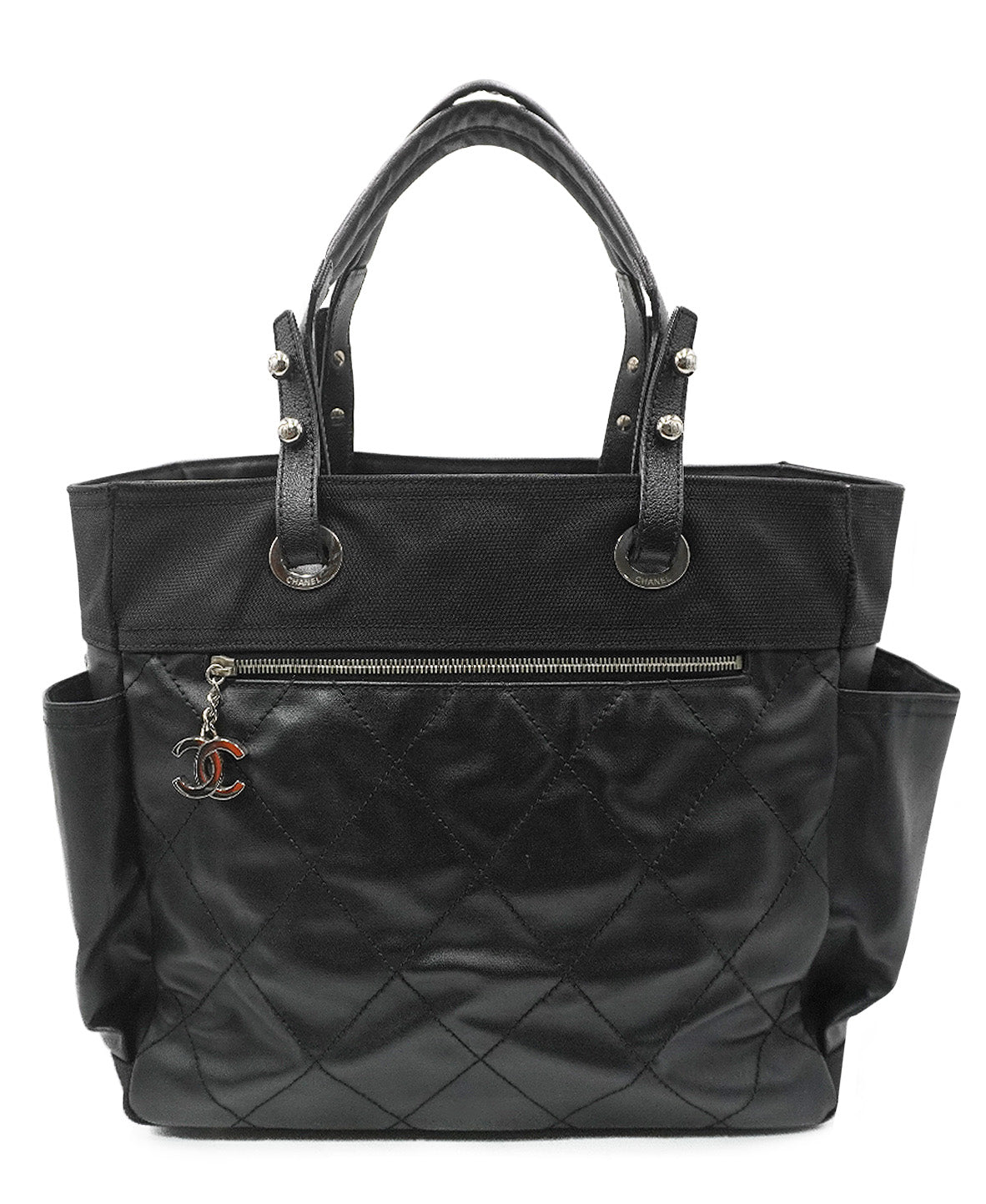 Paris Biarritz Shopping Tote Black