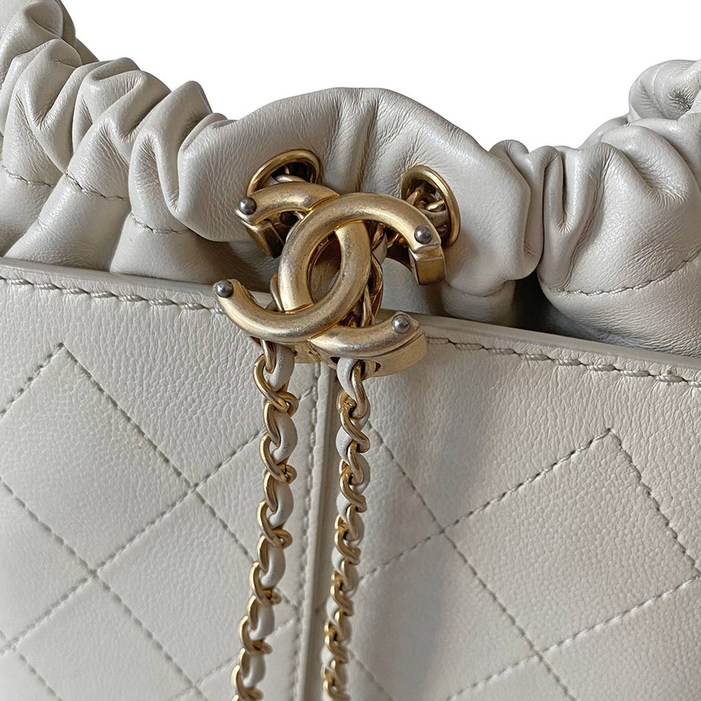 Chanel Drawstring Bucket Bag