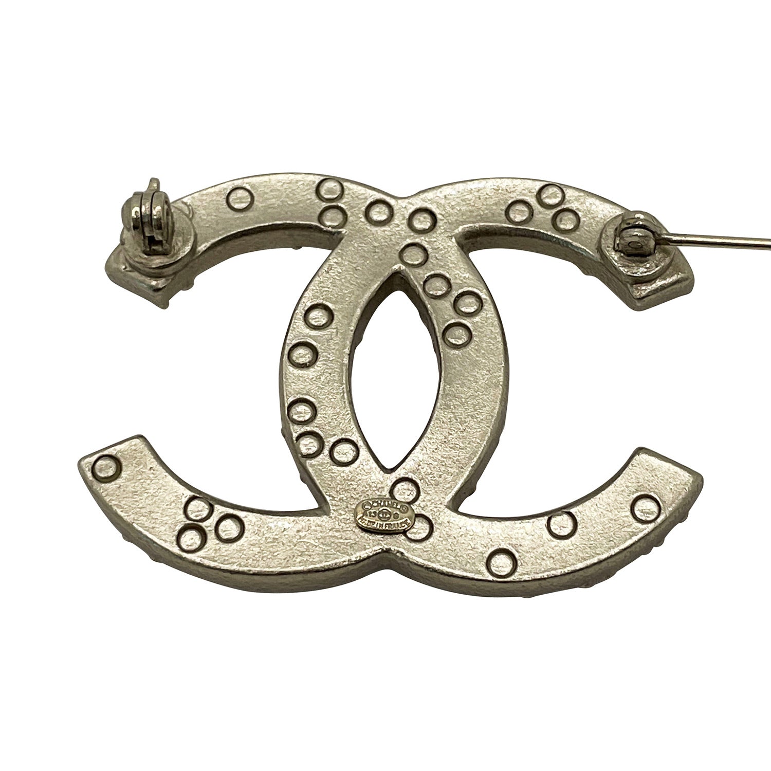 Chanel Pearl CC Logo Brooch