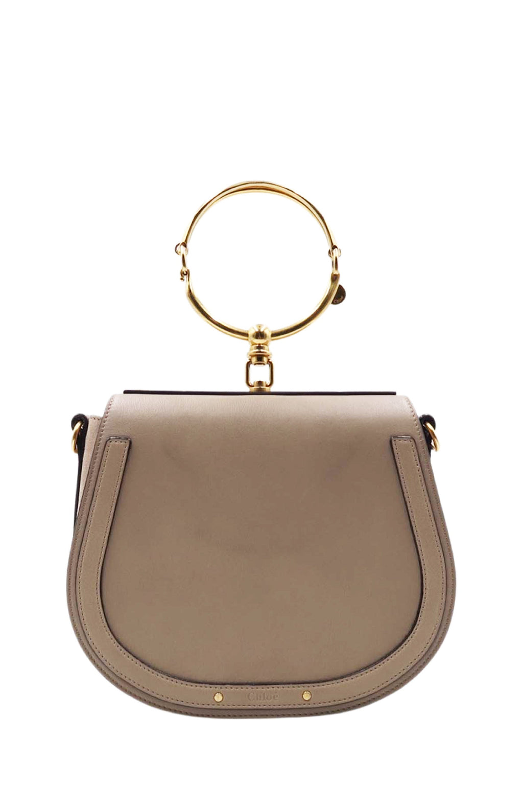 Medium Nile Bracelet Bag Beige