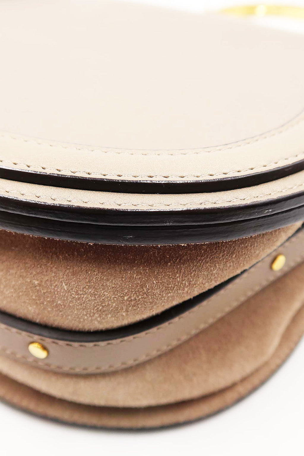 Medium Nile Bracelet Bag Beige