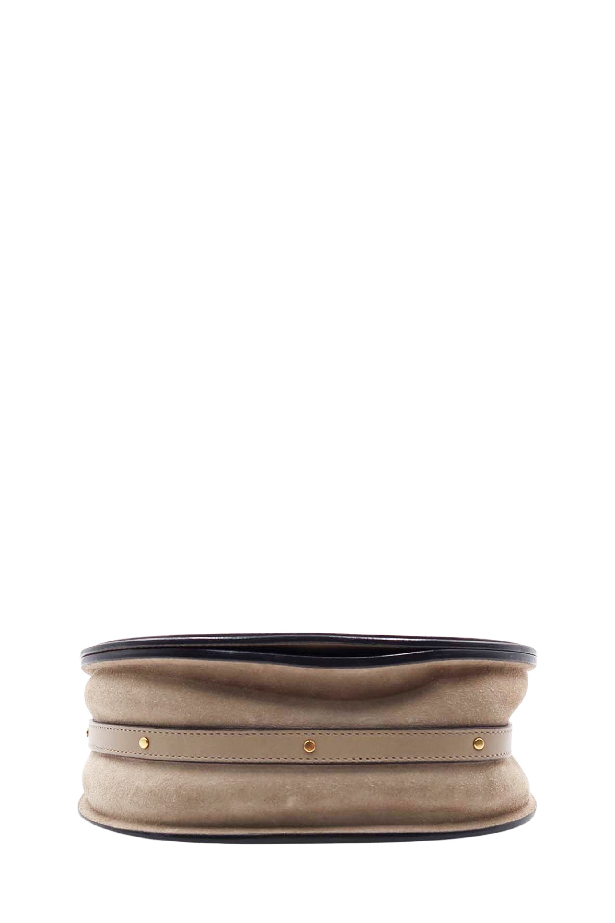 Medium Nile Bracelet Bag Beige