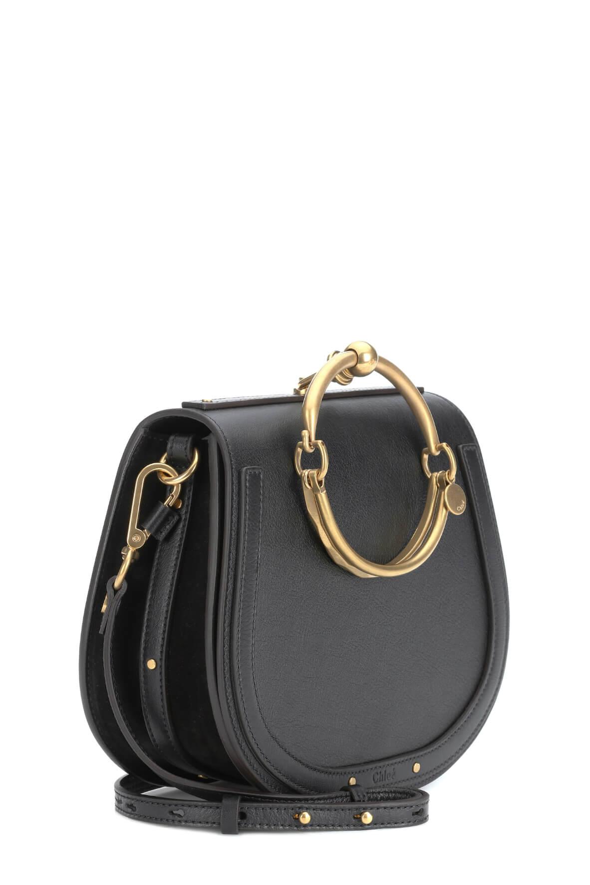 Medium Nile Bracelet Bag Black