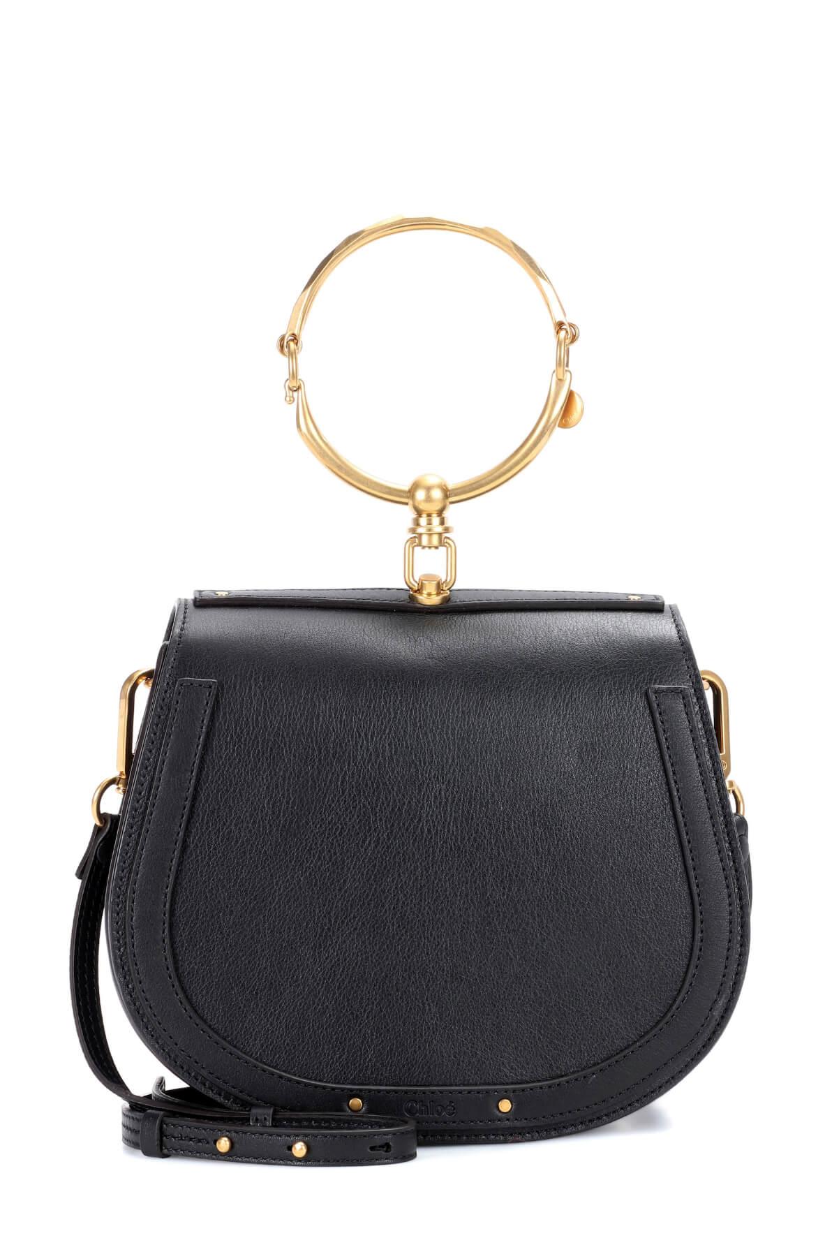 Medium Nile Bracelet Bag Black