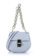 Mini Drew Bijou Bag Blue Grey