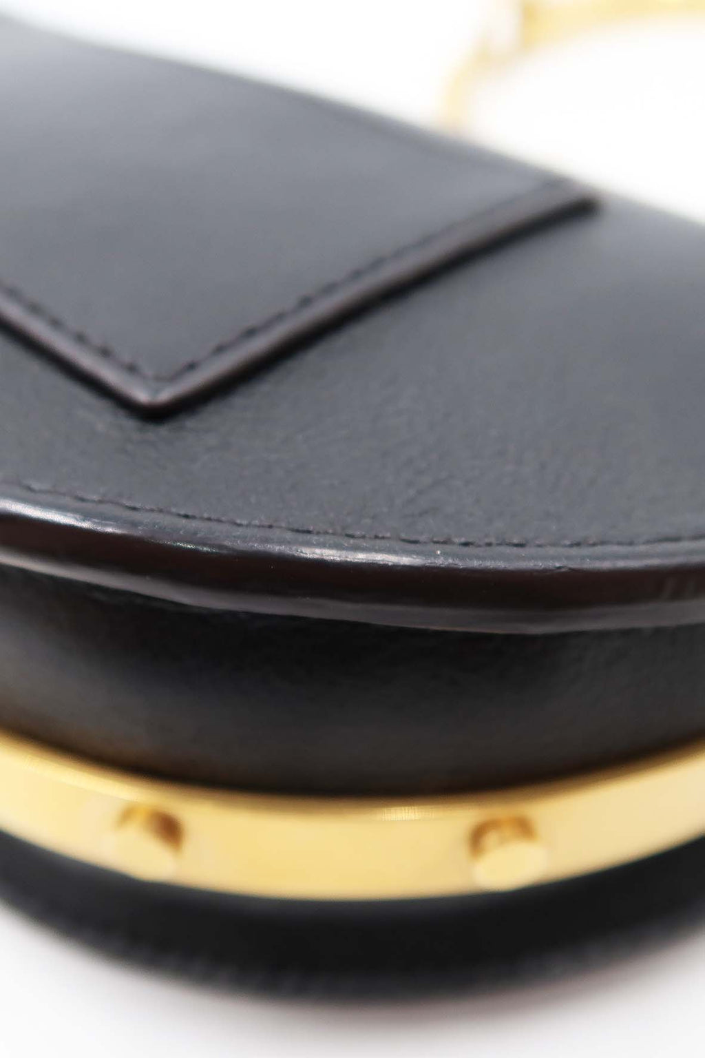 Small Nile Minaudiere Bracelet Bag Black