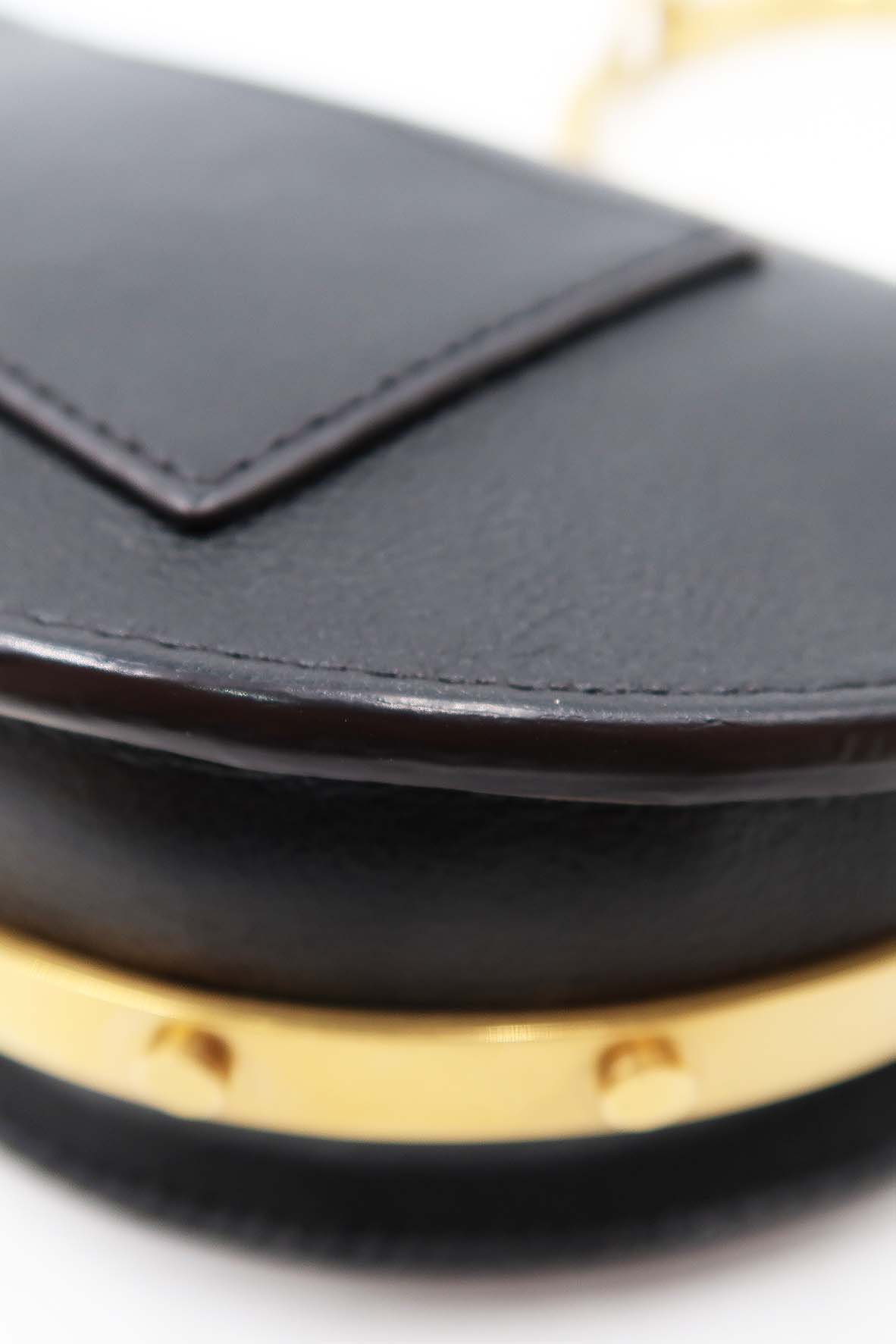Small Nile Minaudiere Bracelet Bag Black