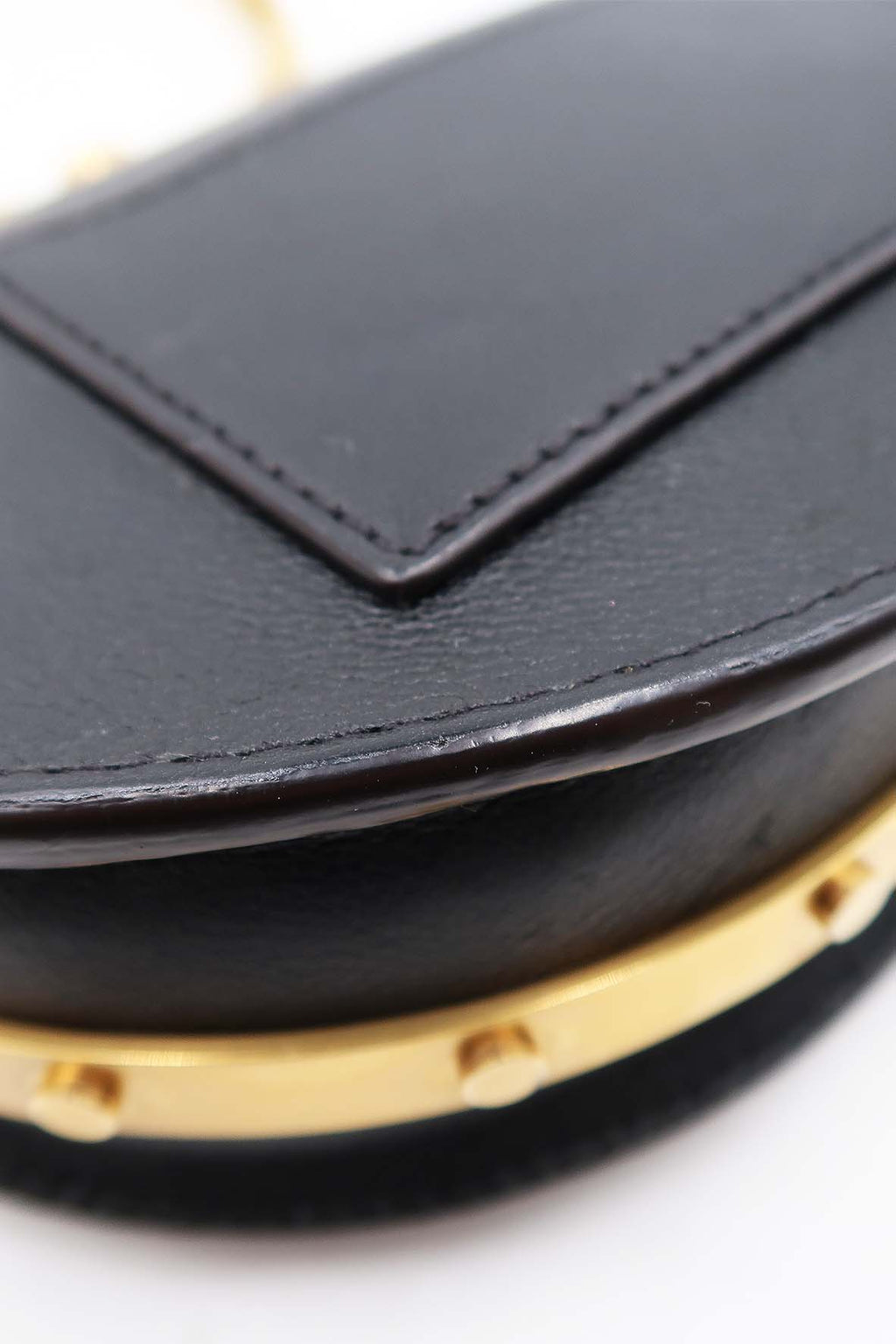 Small Nile Minaudiere Bracelet Bag Black