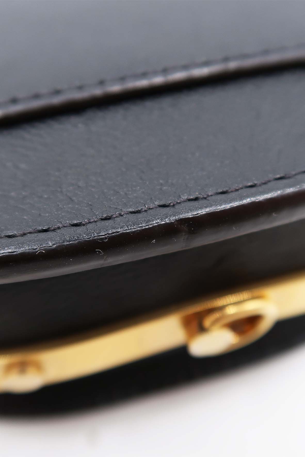 Small Nile Minaudiere Bracelet Bag Black