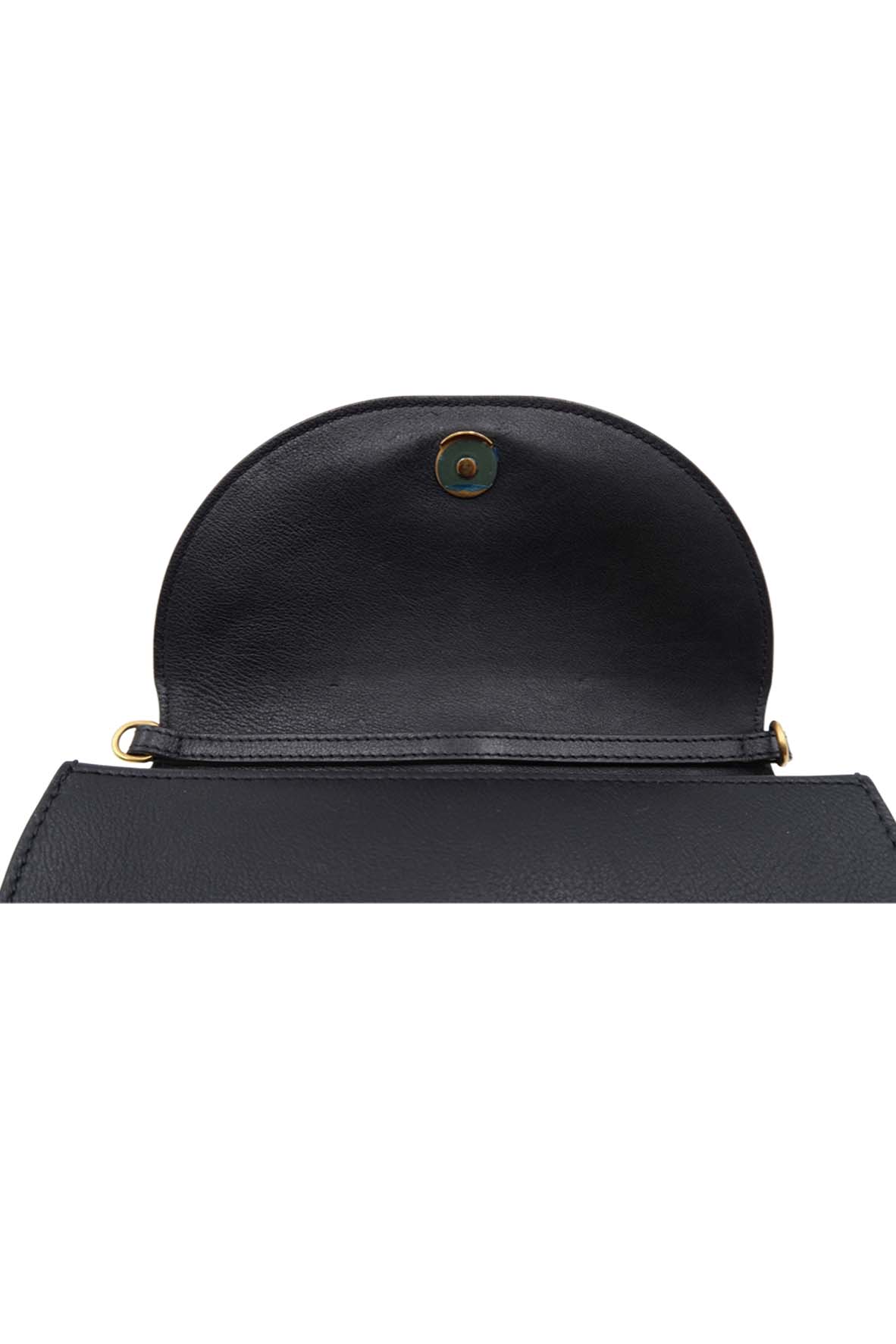Small Nile Minaudiere Bracelet Bag Black