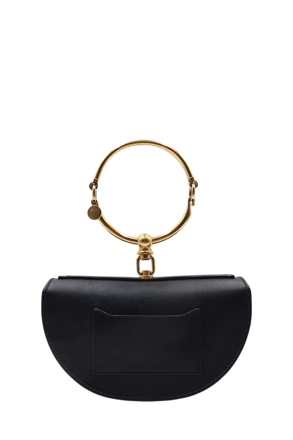 Small Nile Minaudiere Bracelet Bag Black