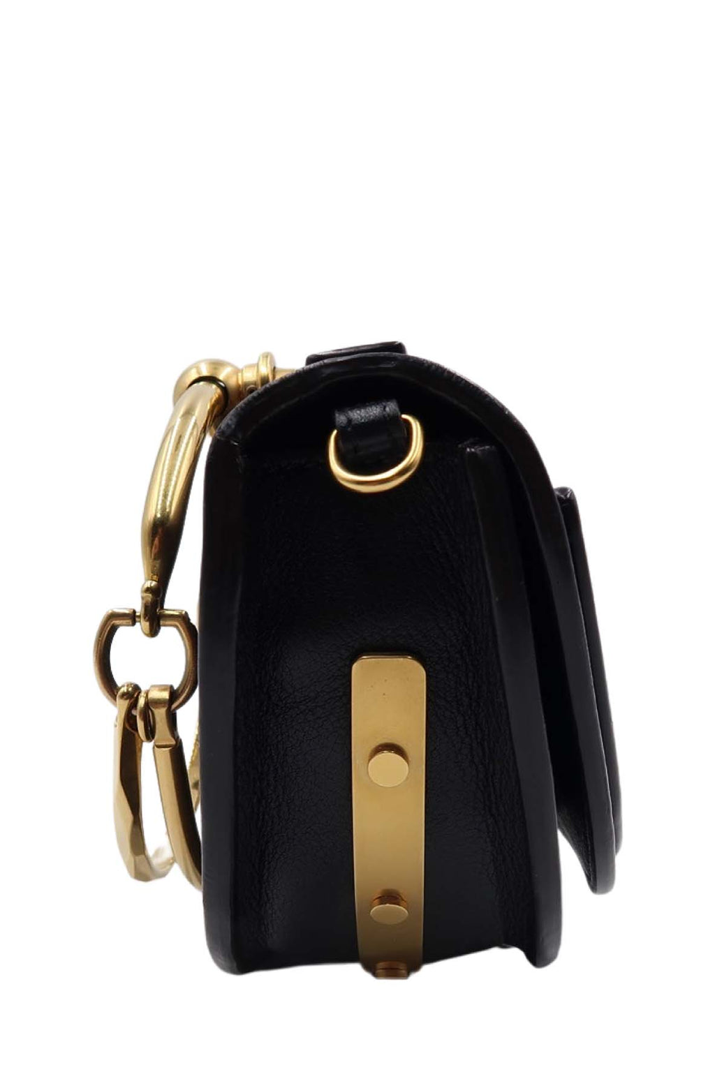 Small Nile Minaudiere Bracelet Bag Black
