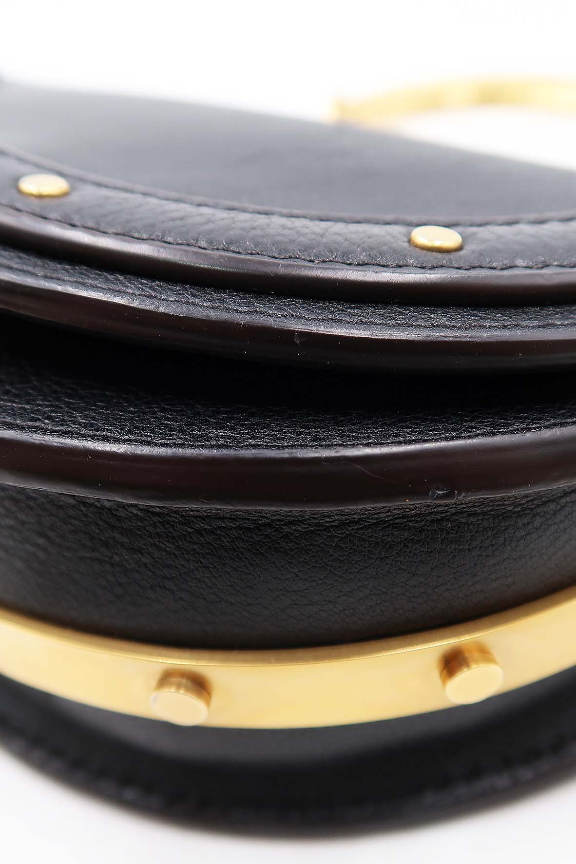 Small Nile Minaudiere Bracelet Bag Black