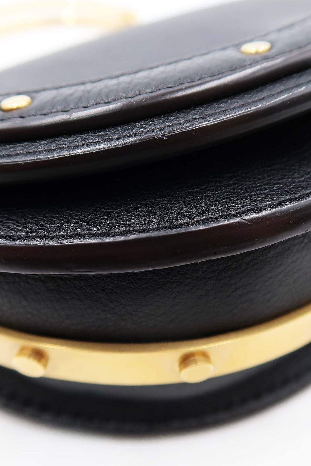 Small Nile Minaudiere Bracelet Bag Black