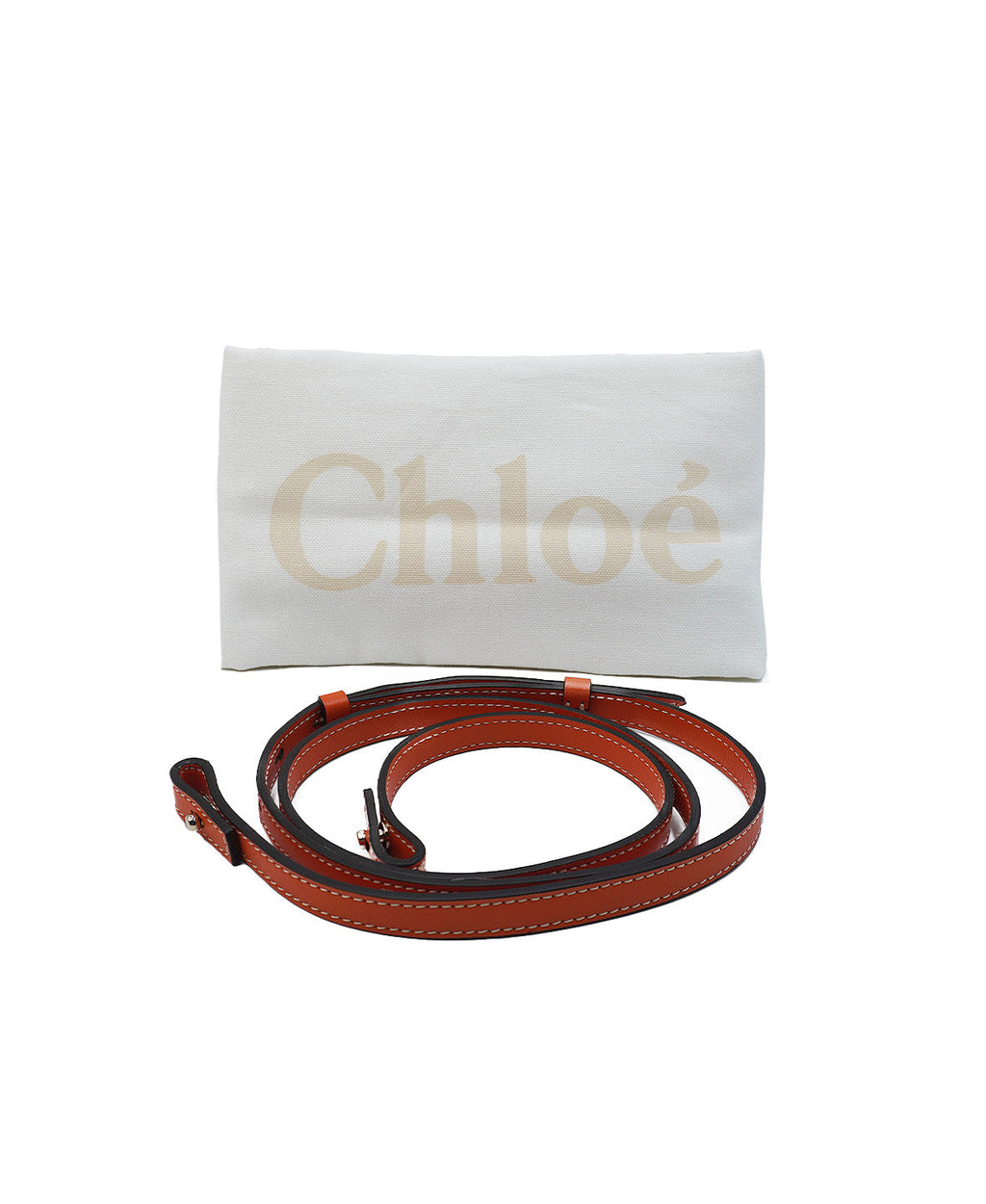 Small Suede Woody Tote Orange
