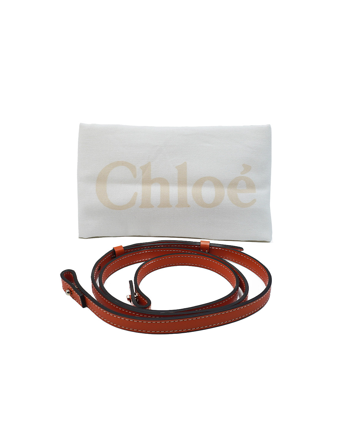 Small Suede Woody Tote Orange